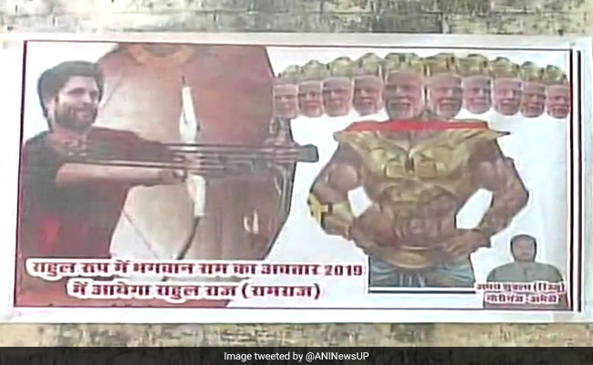 In Amethi Posters, Rahul Gandhi As Lord Rama, PM Modi As Ravan