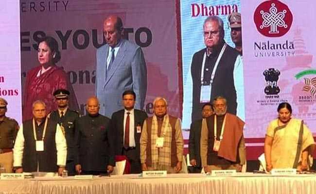 प्राचीन घरती पर धम्म और धर्म की युगल परंपरा की घर वापसी हुई : राष्ट्रपति