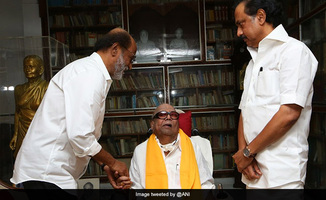 MK Stalin Targets Rajinikant's Spiritual Plank