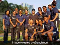 Sachin Tendulkar Meets India Women's Cricket Team Ahead Of South Africa Series