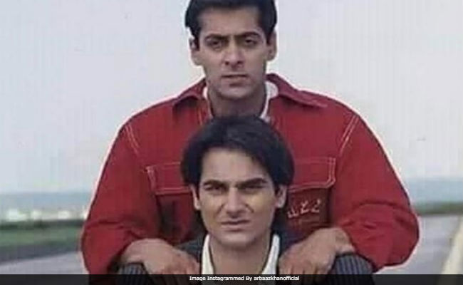 Salman Khan And Brother Arbaaz In A Throwback Pic. Seen Yet?