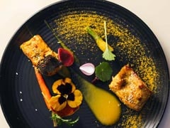 Kasundi Salmon Tikka with Pumpkin Pure