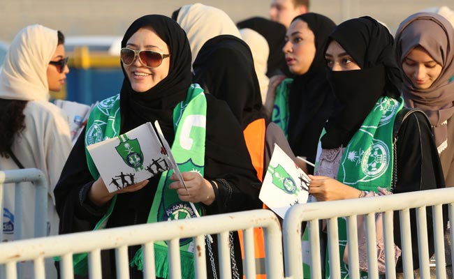 Saudi Women Attend Football Game For The First Time