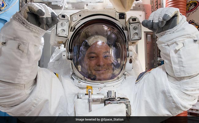 NASA Astronauts Conduct First Spacewalk Of 2018