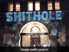 'Shithole' Projected On Donald Trump's Hotel In Washington