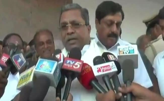 Not In A Position To Release Cauvery Water To Tamil Nadu: Siddaramaiah