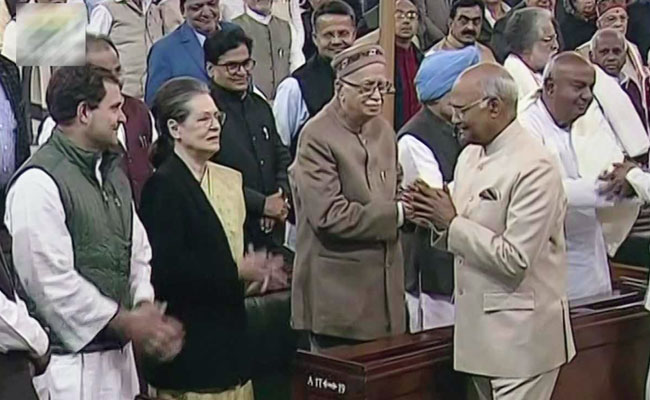 Sonia Gandhi Thumped Desk For President Kovind, Chatted With LK Advani