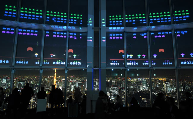 'Alien Attack' In Tokyo As Space Invaders Turns 40