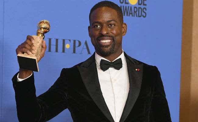 Image result for Global Globes award 2018 Sterling K. Brown won his first Golden Globe