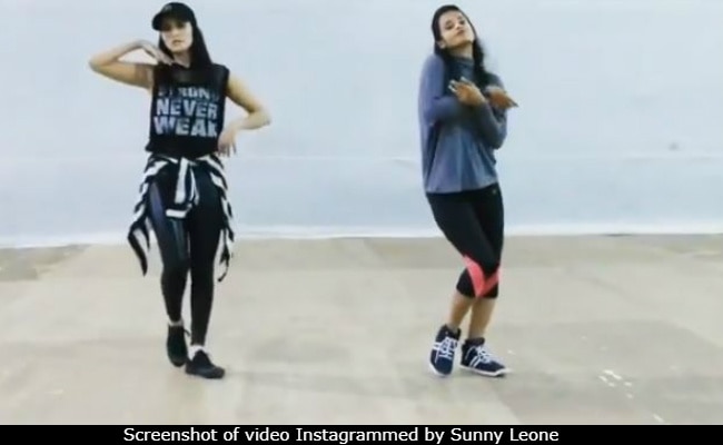 Does Sunny Leone Even Need To Rehearse Baby Doll Steps? She Does Anyway