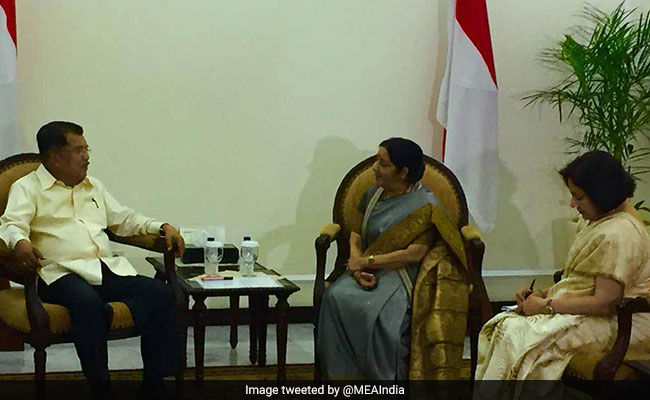 Sushma Swaraj Discusses Ways To Strengthen Ties With Indonesian Leaders