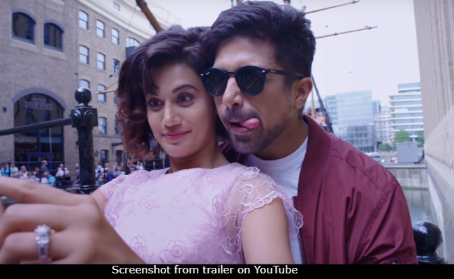 <I>Dil Juunglee</i> Trailer: Past Meets Present In Taapsee Pannu, Saqib Saleem's Love Story