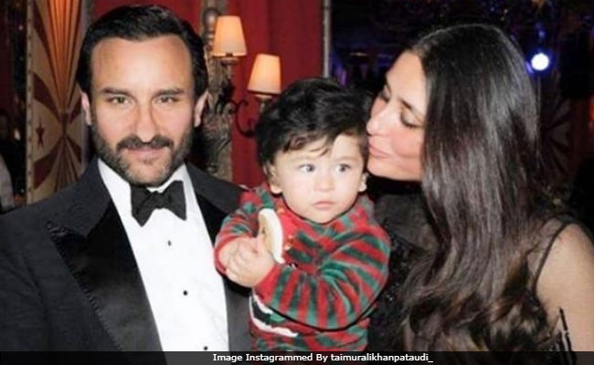 Viral: Taimur Gets A Kiss From Mom Kareena Kapoor, A Cuddle From Dad Saif Ali Khan