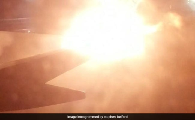 Wing Bursts Into Fireball After Planes Collide. Hysteria Caught On Camera