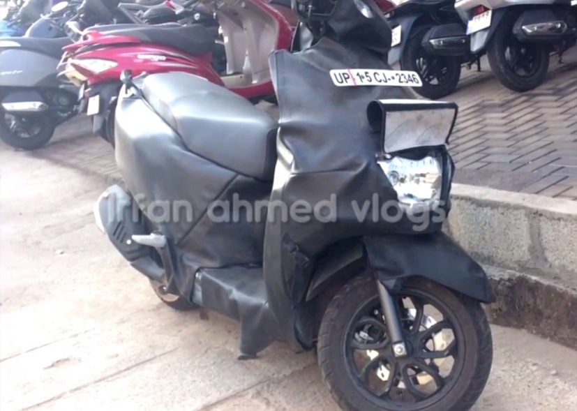 TVS Graphite Concept Based Scooter Spied Testing; To Get LED DRL
