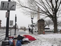Blocks From White House, A Freezing Tent Is Home