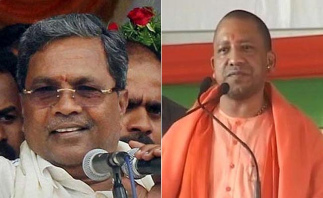 यूपी के सीएम योगी आदित्यनाथ और कर्नाटक के सीएम सिद्धारमैया ने ट्विटर पर कसे एक-दूसरे पर तंज