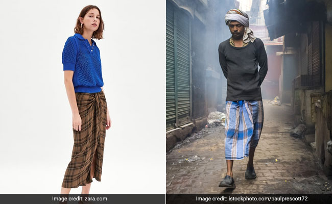 Twitter Can't Wrap Its Head Around Zara Skirt Resembling Lungis