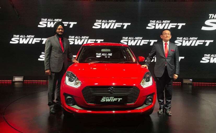 Auto Expo 2018: New Maruti Suzuki Swift Launched At Rs. 4.99 Lakh Auto Expo 2018: New Maruti Suzuki Swift Launched At Rs. 4.99 Lakh