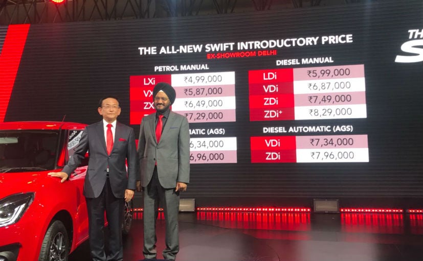 2018 maruti suzuki swift launch