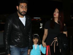 Pics: Aishwarya, Aaradhya And Abhishek Bachchan Fly Out On Family Holiday