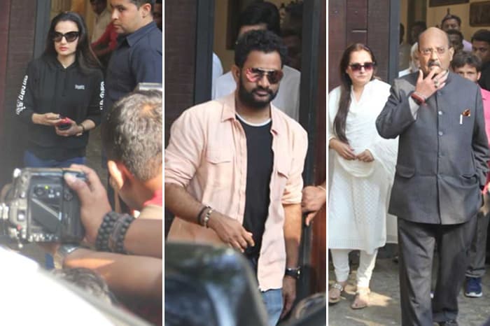 Sridevi's Colleagues Madhuri, Jaya Prada, Tabu And Others Pictured At ...