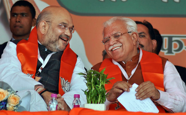 In Mega Bike Rally, Amit Shah Praises Khattar Government, Slams Congress