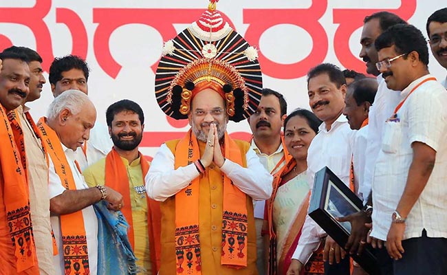 Amit Shah Heckled By Dalit Protestors In Mysuru. What's At Stake For BJP