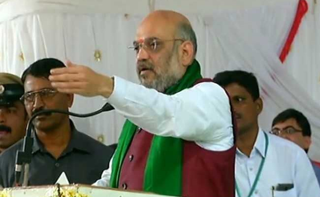 At Karnataka Rally, Amit Shah Mocks, Mimics Rahul Gandhi. Watch