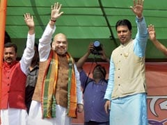 Left Cadres "Looting" Public, Says Amit Shah Campaigning In Tripura