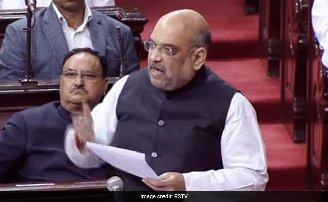 राज्&zwj;यसभा में अमित शाह अपने पहले भाषण में GST और बेराजगारी जैसे मुद्दे पर कांग्रेस पर जमकर बरसे, 10 बातें