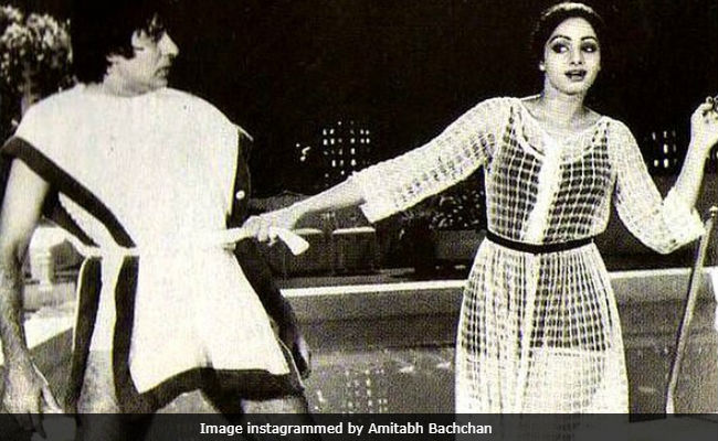 Amitabh Bachchan Deserves A Slow Clap For Sharing This Throwback Pic, Also Featuring Sridevi