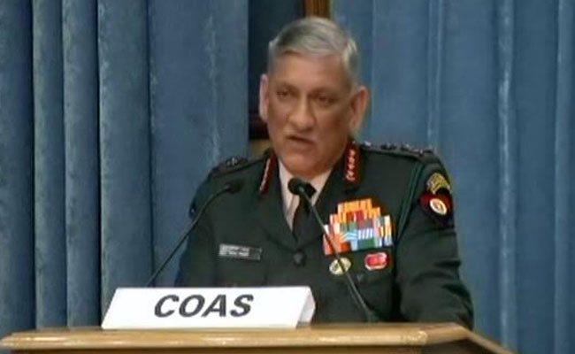 कश्मीर और सेनाप्रमुख जनरल विपिन रावत की राय