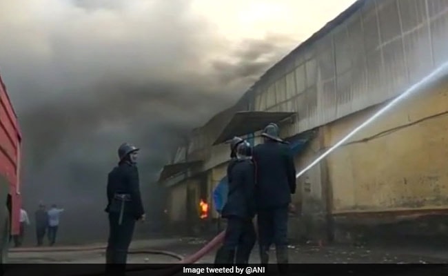 Thane: Massive Fire At Warehouse In Bhiwandi