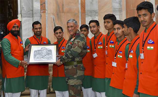 "Don't Let Failure Dishearten You", General Bipin Rawat Tells Jammu And Kashmir Students