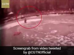 Watch: Cop Smashes Ice With Fist To Rescue Child Trapped On Frozen Lake