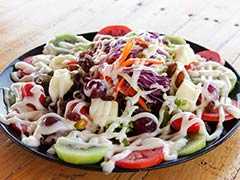 Carrot Salad with Black Grape Dressing