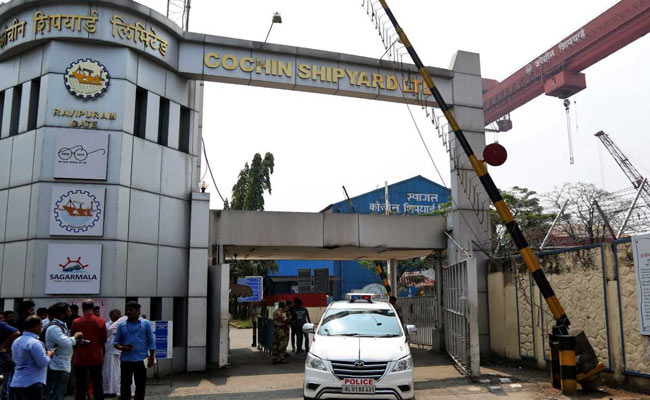 Keel Laid For Warship Being Built At Cochin Shipyard Limited