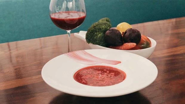 coconut and beetroot soup