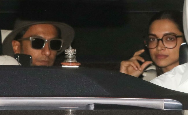 Spotted: Deepika Padukone And Ranveer Singh At Karan Johar's Residence. See Pics