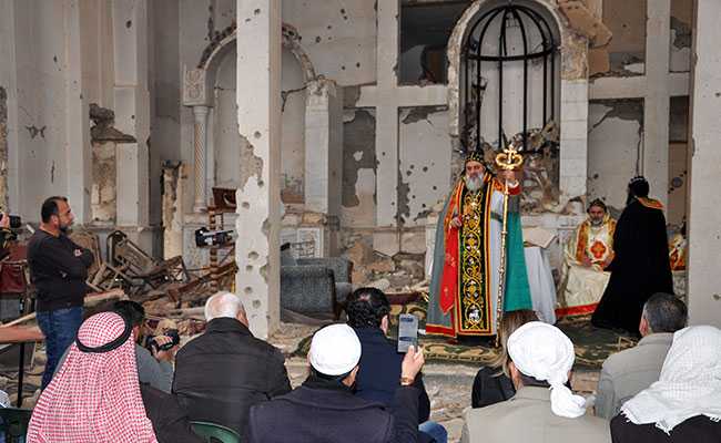 First Prayer Held In Years In Syria's Ravaged Deir Ezzor Church