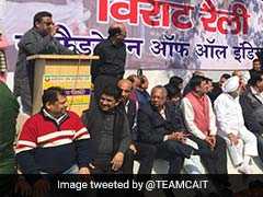 Delhi Traders Hold Mega Rally To Protest Ongoing Sealing Drive