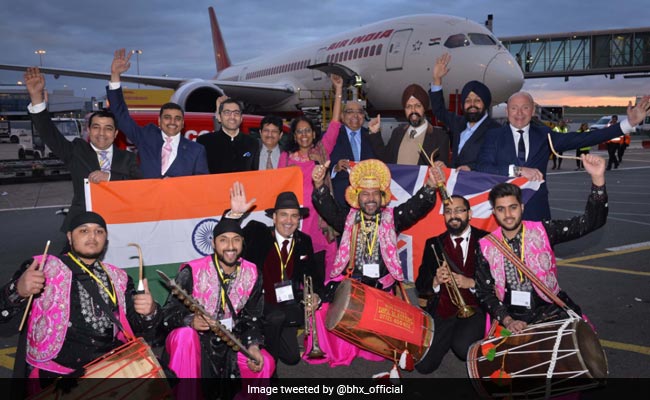 <i>Balle Balle</i>! <i>Dhol</i> Players Drum Up A Storm On Air India Flight To Amritsar