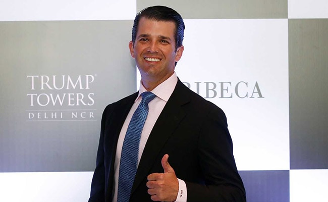 Trump Jr, On India Visit, Says Father's Presidency Costing Family Firm