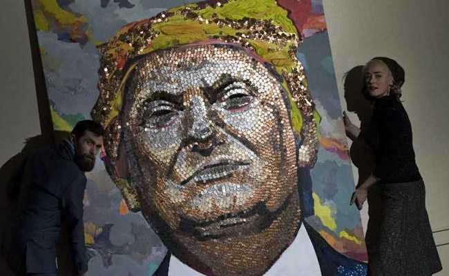 After Putin-In-Bullets, Exiled Ukrainian Artists "Coin" Donald Trump