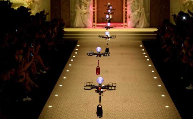 Watch: Drones Fly Down The Runway Carrying Dolce & Gabbana Handbags