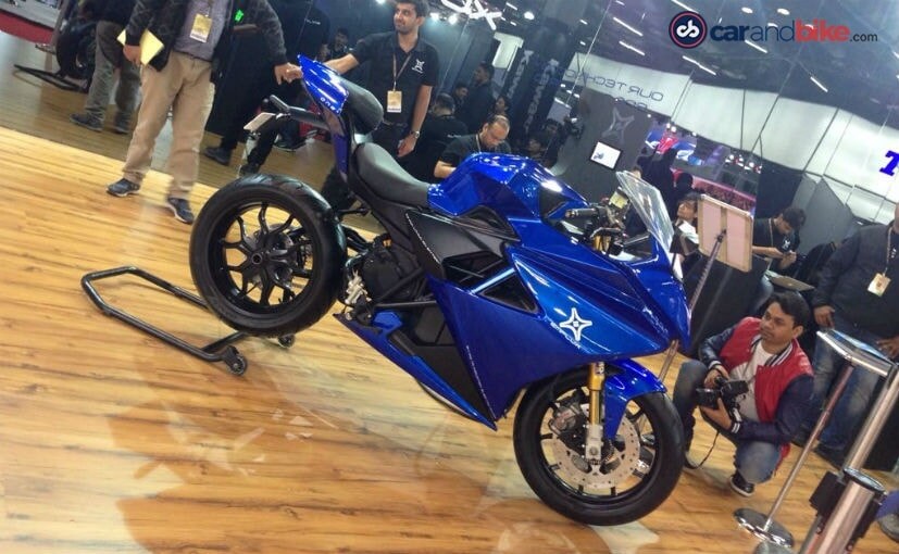 Auto Expo 2018: Emflux One Electric Superbike Unveiled Auto Expo 2018: Emflux One Electric Superbike Unveiled