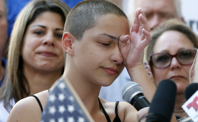 'Shame On You!' Student Tells Donald Trump At Florida Anti-Gun Rally