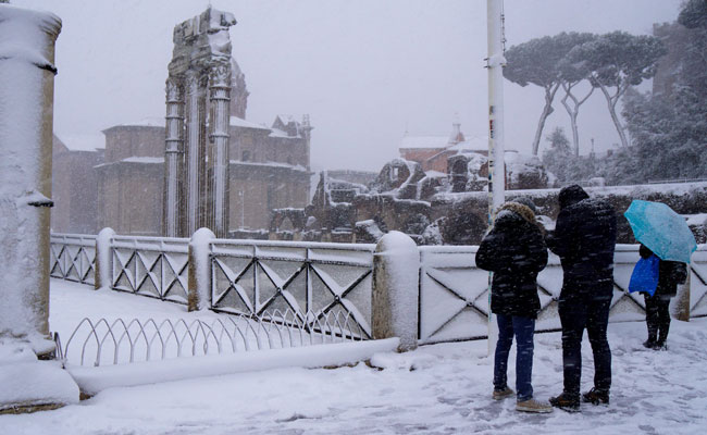 Europe Braced For Fresh Blizzards As Deadly Ice Blast Strands Travellers