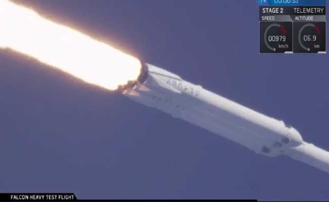 SpaceX Falcon Heavy Updates: "World's Most Powerful Rocket" Lifts Off Towards Mars